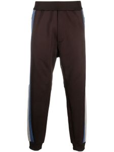 DSQUARED2 pantalon de jogging à design colour block - Marron