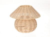 HBX Natural Living Lantaarn riet in lampvorm 26,5x22cm