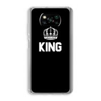 King zwart: Xiaomi Poco X3 NFC Transparant Hoesje