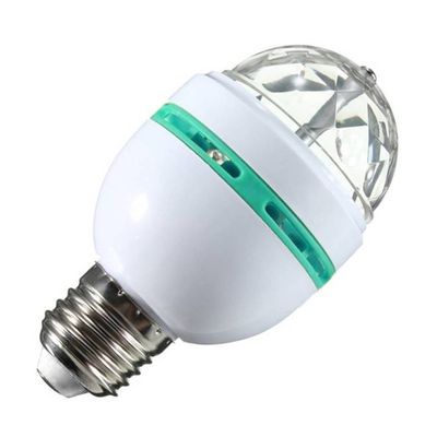 Disco lamp/licht E27 fitting 30 kleureffecten - disco bol voor fitting