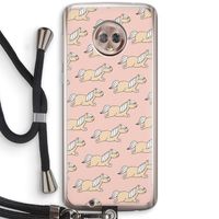 Ponys: Motorola Moto G6 Transparant Hoesje met koord