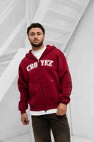 Croyez Finish Zip Hoodie Heren Donkerrood - Maat S - Kleur: Donkerrood | Soccerfanshop