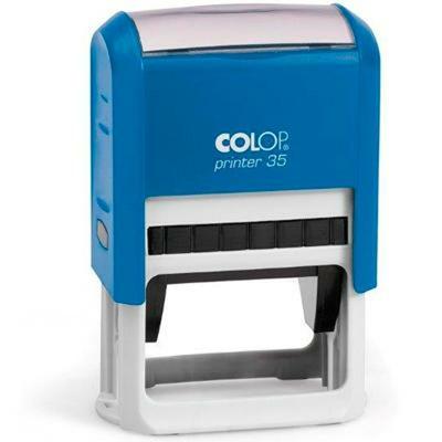 Zegel Colop Blauw 30 x 50 mm