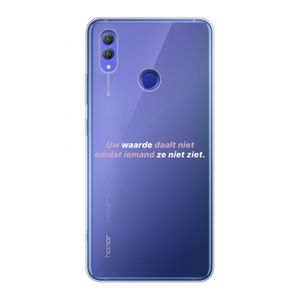 uw waarde daalt niet: Honor Note 10 Transparant Hoesje
