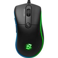 Sharkoon skiller sgm2 optische gaming muis (zwart, 400 - 6400 dpi, rgb leds)