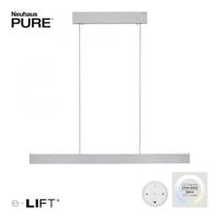 Neuhaus PURE® Hanglamp PURE E-MOTION Aluminium e-LIFT 120cm incl.