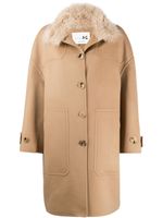 Manzoni 24 manteau droit à boutonnière - Tons neutres