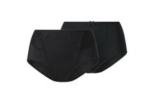 esmara 2 Corrigerende dames onderbroeken (Zwart, XL (48/50))