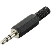 TRU COMPONENTS TC-10338320 Jackplug 3.5 mm Stekker, recht Aantal polen: 1 Stereo 1 stuk(s)