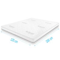 Topdekmatras traagschuim Tencel Deluxe 120x200 dikte 11 cm