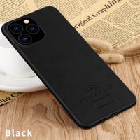 PINWUYO PIN Rui serie klassiek leer PC + TPU + PU leer waterdicht en anti-Fall all-inclusive beschermende shell voor iPhone XI 2019 (zwart)