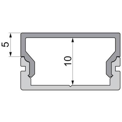 Deko Light 979090 Endkappe H-AU-01-15 Set 2 Stk, Weiß Profieleindkap Kunststof (l x b x h) 21 x 6 x 12 mm 1 stuk(s)