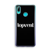 Topvent Zwart: Huawei P Smart (2019) Transparant Hoesje