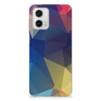 Motorola Moto G73 | TPU Hoesje | Polygon Dark