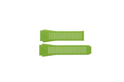 Horlogeband Smartwatch Tag Heuer BT6274 / SBG8A / FT6189 Rubber Groen 22mm