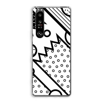 Pop Art #4: Sony Xperia 1 III Transparant Hoesje