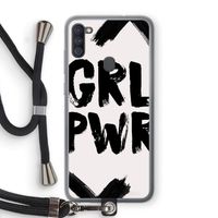 Girl Power #2: Samsung Galaxy A11 Transparant Hoesje met koord