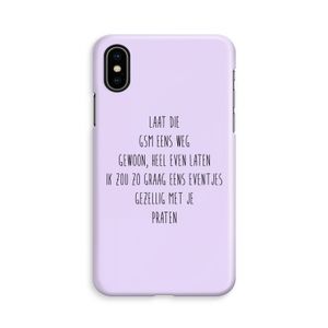 GSM: iPhone Xs Volledig Geprint Hoesje