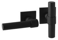 Bolt L+T op 52x52x5mm roz. zonder nokken zwart