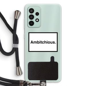Ambitchious: Samsung Galaxy A52s 5G Transparant Hoesje met koord