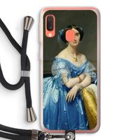 Eleonore: Samsung Galaxy A20e Transparant Hoesje met koord