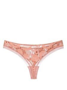 ERES culotte Voile Tanga en dentelle - Rose