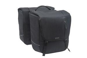 New Nova double - dubbele fietstas, waterafstotend, zwart