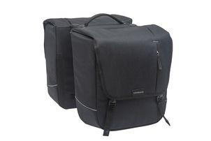 New Nova double - dubbele fietstas, waterafstotend, zwart