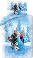 Disney Frozen Dekbedovertrek winterland - 140 x 200 cm - Katoen - 70 x 90 cm
