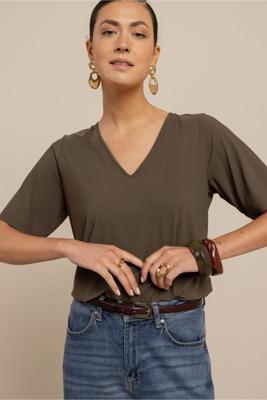 Studio Anneloes Vicky Shirt 13805 T-shirt Korte Mouw 7400 New Army