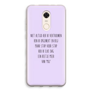 Zelfvertrouwen: Xiaomi Redmi 5 Transparant Hoesje
