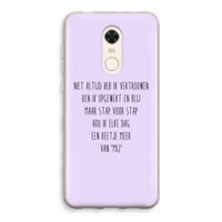 Zelfvertrouwen: Xiaomi Redmi 5 Transparant Hoesje