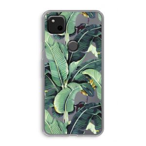 Bananenbladeren: Google Pixel 4a Transparant Hoesje