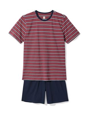 HEMA Herenshortama Jaap jersey retro donkerblauw (donkerblauw)