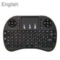 Ondersteuning taal: Engels i8 Air Mouse draadloos toetsenbord met touchpad voor Android TV Box & Smart TV & PC Tablet & Xbox360 & PS3 & HTPC/IPTV