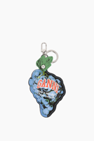 Ganni sleutelhanger A6808 silver lake blue