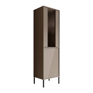 Meubella Vitrinekast Davey - Beige - 55 cm