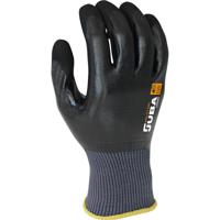 Werkhandschoenen JUBA Nylon Nitril Zwart - Maat: 8
