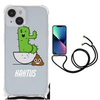 iPhone 14 Stevig | Bumper Hoesje | Cactus Poo
