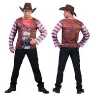 Cowboy shirt met 3D print - thumbnail