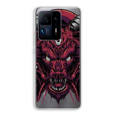 Hell Hound and Serpents: Xiaomi Mi Mix 4 Transparant Hoesje
