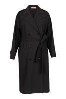 Laurine bonded trenchcoat - black - 13591