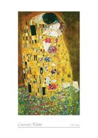 Kunstdruk Gustav Klimt - Der Kuss 50x70cm