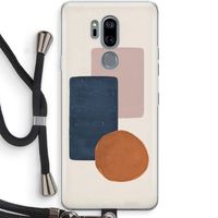 Geo #3: LG G7 Thinq Transparant Hoesje met koord