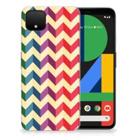 Google Pixel 4 XL | TPU bumper | Zigzag Multi Color