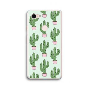 Cactus Lover: Google Pixel 3 XL Transparant Hoesje