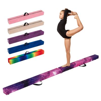 2,1M Zweedse Balk Gymnastiek Training Opvouwbaar Duurzaam Fitness Paars Ster