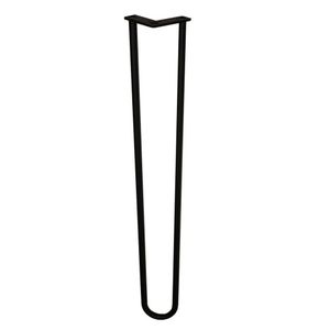 Zwarte hairpin tafelpoot 95 cm