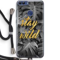 Stay wild: Huawei P Smart (2018) Transparant Hoesje met koord