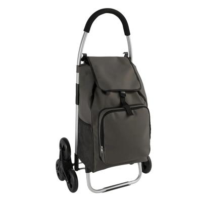 Boodschappentrolley Market - polyester - 52 x 40 x 100 cm - 36 liter - extra groot